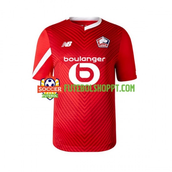 Camisola Homem LOSC Lille Principais Equipamento 2023-2024 Manga Curta