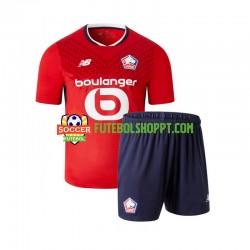 Camisola Júnior LOSC Lille Principais Equipamento 2024-2025 Manga Curta