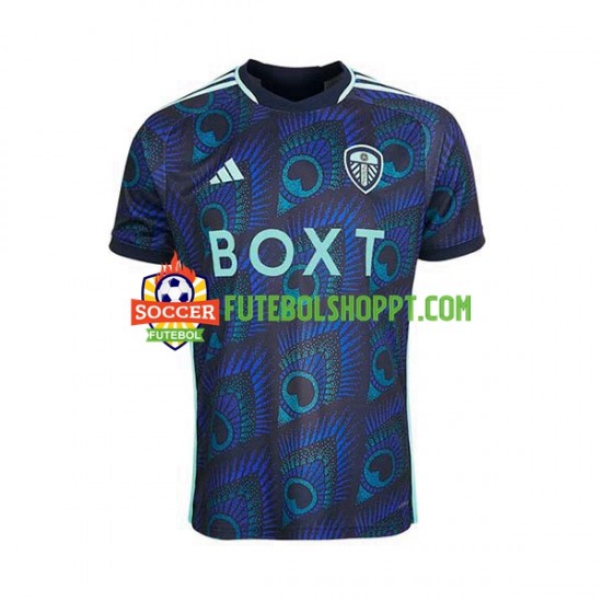Camisola Homem Leeds United Alternativa Equipamento 2023-2024 Manga Curta