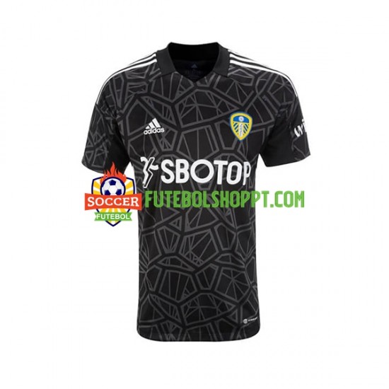 Camisola Homem Leeds United Guarda-redes Principais Equipamento 2022-2023 Manga Curta