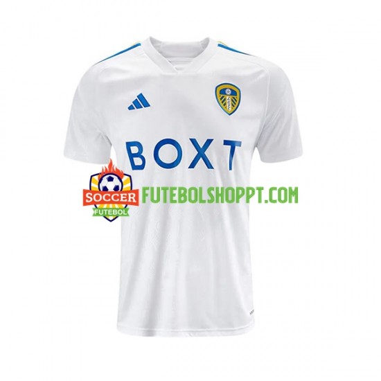 Camisola Homem Leeds United Principais Equipamento 2023-2024 Manga Curta