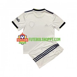 Camisola Júnior Leeds United Principais Equipamento 2022-2023 Manga Curta