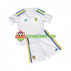 Camisola Júnior Leeds United Principais Equipamento 2023-2024 Manga Curta