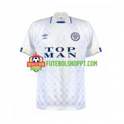 Camisola Homem Leeds United Retro Principais Equipamento 1989-1990 Manga Curta