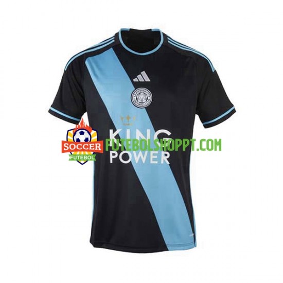 Camisola Homem Leicester City Alternativa Equipamento 2023-2024 Manga Curta
