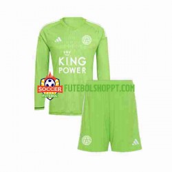 Camisola Júnior Leicester City Guarda-redes Alternativa Equipamento 2023-2024 Manga Comprida