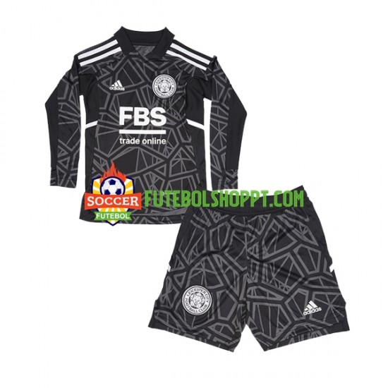 Camisola Júnior Leicester City Guarda-redes Principais Equipamento 2022-2023 Manga Comprida