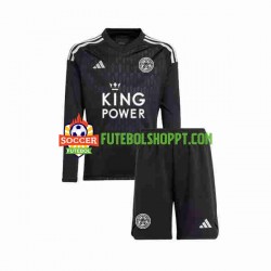 Camisola Júnior Leicester City Guarda-redes Terceiro Equipamento 2023-2024 Manga Comprida