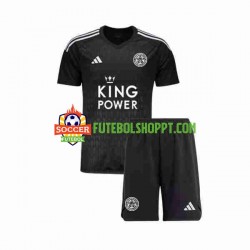 Camisola Júnior Leicester City Guarda-redes Terceiro Equipamento 2023-2024 Manga Curta