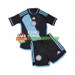 Camisola Júnior Leicester City Alternativa Equipamento 2023-2024 Manga Curta