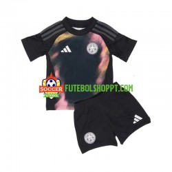 Camisola Júnior Leicester City Alternativa Equipamento 2024-2025 Manga Curta