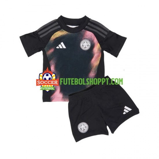 Camisola Júnior Leicester City Alternativa Equipamento 2024-2025 Manga Curta
