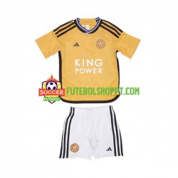 Camisola Júnior Leicester City Terceiro Equipamento 2023-2024 Manga Curta