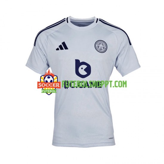 Camisola Homem Leicester City Terceiro Equipamento 2024-2025 Manga Curta
