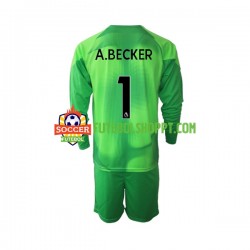 Camisola Júnior Liverpool A.Becker 1 Guarda-redes Terceiro Equipamento 2022-2023 Manga Comprida