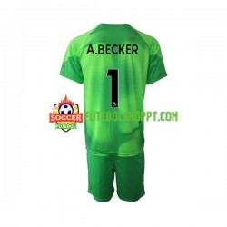 Camisola Júnior Liverpool A.Becker 1 Guarda-redes Terceiro Equipamento 2022-2023 Manga Curta