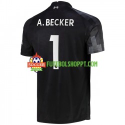 Camisola Homem Liverpool A.Becker 1 Guarda-redes Terceiro Equipamento 2021-2022 Manga Curta