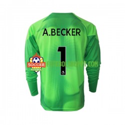 Camisola Homem Liverpool A.Becker 1 Guarda-redes Terceiro Equipamento 2022-2023 Manga Comprida