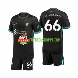 Camisola Júnior Liverpool Alexander-Arnold 66 Alternativa Equipamento 2024-2025 Manga Curta