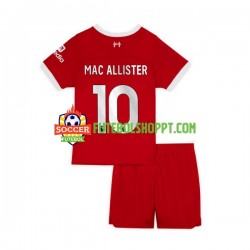 Camisola Júnior Liverpool Alexis Mac Allister 10 Principais Equipamento 2023-2024 Manga Curta