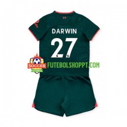 Camisola Júnior Liverpool Darwin Nunez 27 Terceiro Equipamento 2022-2023 Manga Curta Camisola Júnior Liverpool Darwin Nunez 27 Terceiro Equipamento 2022-2023 Manga Curta