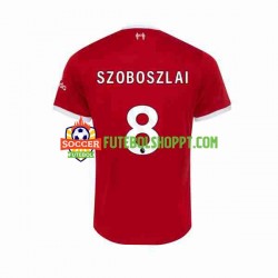 Camisola Homem Liverpool Dominik Szoboszlai 8 Principais Equipamento 2023-2024 Manga Curta
