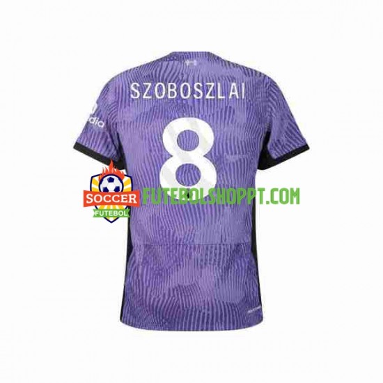 Camisola Homem Liverpool Dominik Szoboszlai 8 Terceiro Equipamento 2023-2024 Manga Curta