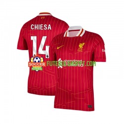 Camisola Homem Liverpool Federico Chiesa 14 Principais Equipamento 2024-2025 Manga Curta Camisola Homem Liverpool Federico Chiesa 14 Principais Equipamento 2024-2025 Manga Curta