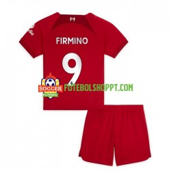 Camisola Júnior Liverpool Firmino 9 Principais Equipamento 2022-2023 Manga Curta