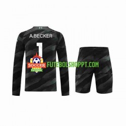 Camisola Júnior Liverpool A.Becker 1 Guarda-redes Alternativa Equipamento 2023-2024 Manga Comprida
