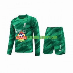 Camisola Júnior Liverpool A.Becker 1 Guarda-redes Principais Equipamento 2023-2024 Manga Comprida