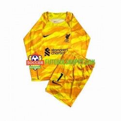 Camisola Júnior Liverpool A.Becker 1 Guarda-redes Terceiro Equipamento 2023-2024 Manga Comprida