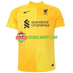 Camisola Homem Liverpool Guarda-redes Alternativa Equipamento 2021-2022 Manga Curta