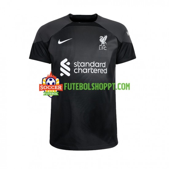 Camisola Homem Liverpool Guarda-redes Alternativa Equipamento 2022-2023 Manga Curta