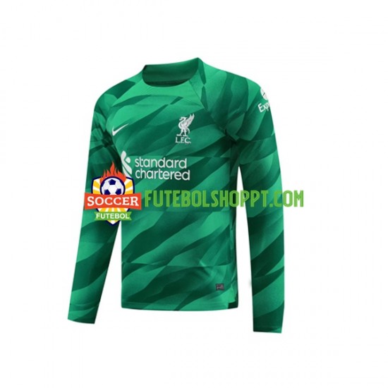 Camisola Homem Liverpool Guarda-redes Principais Equipamento 2023-2024 Manga Comprida