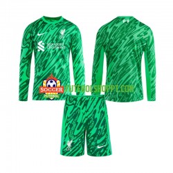 Camisola Júnior Liverpool Guarda-redes Alternativa Equipamento 2024-2025 Manga Comprida