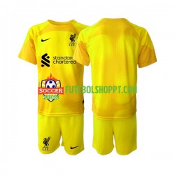 Camisola Júnior Liverpool Guarda-redes Quarto Equipamento 2022-2023 Manga Curta