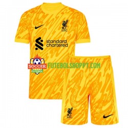 Camisola Júnior Liverpool Guarda-redes Quarto Equipamento 2024-2025 Manga Curta