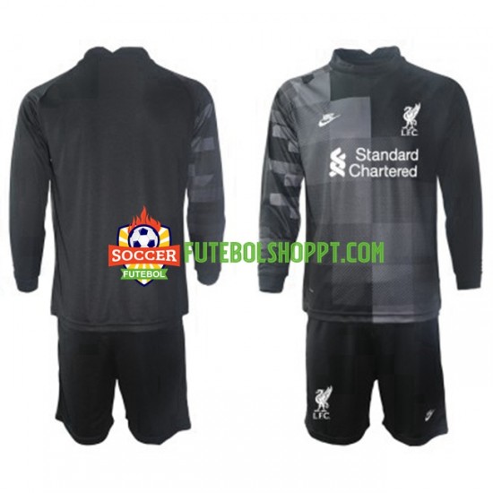 Camisola Júnior Liverpool Guarda-redes Terceiro Equipamento 2021-2022 Manga Comprida