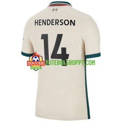 Camisola Homem Liverpool Henderson 14 Alternativa Equipamento 2021-2022 Manga Curta