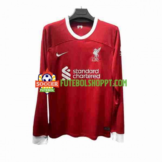 Camisola Homem Liverpool Principais Equipamento 2023-2024 Manga Comprida