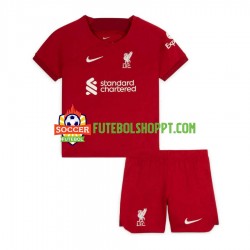 Camisola Júnior Liverpool Principais Equipamento 2022-2023 Manga Curta