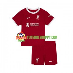 Camisola Júnior Liverpool Principais Equipamento 2023-2024 Manga Curta
