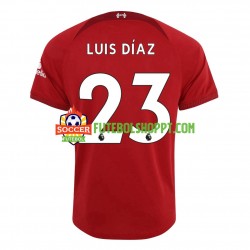 Camisola Homem Liverpool Luis Diaz 23 Principais Equipamento 2022-2023 Manga Curta Camisola Homem Liverpool Luis Diaz 23 Principais Equipamento 2022-2023 Manga Curta