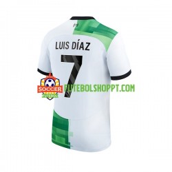 Camisola Homem Liverpool Luis Diaz 7 Alternativa Equipamento 2023-2024 Manga Curta