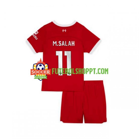 Camisola Júnior Liverpool M.Salah 11 Principais Equipamento 2023-2024 Manga Curta