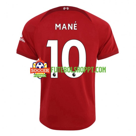 Camisola Homem Liverpool Mane 10 Principais Equipamento 2022-2023 Manga Curta