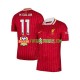Camisola Homem Liverpool Mohamed Salah 11 Principais Equipamento 2024-2025 Manga Curta
