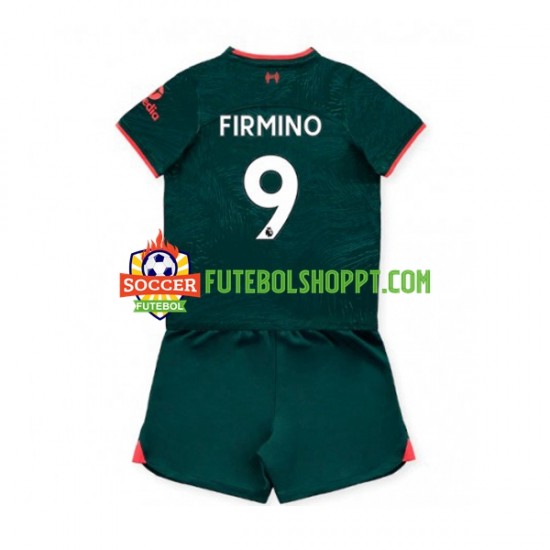 Camisola Júnior Liverpool Roberto Firmino 9 Terceiro Equipamento 2022-2023 Manga Curta