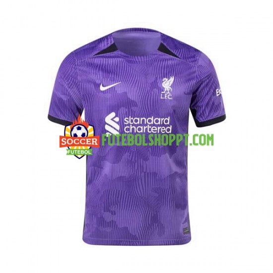 Camisola Homem Liverpool Terceiro Equipamento 2023-2024 Manga Curta
